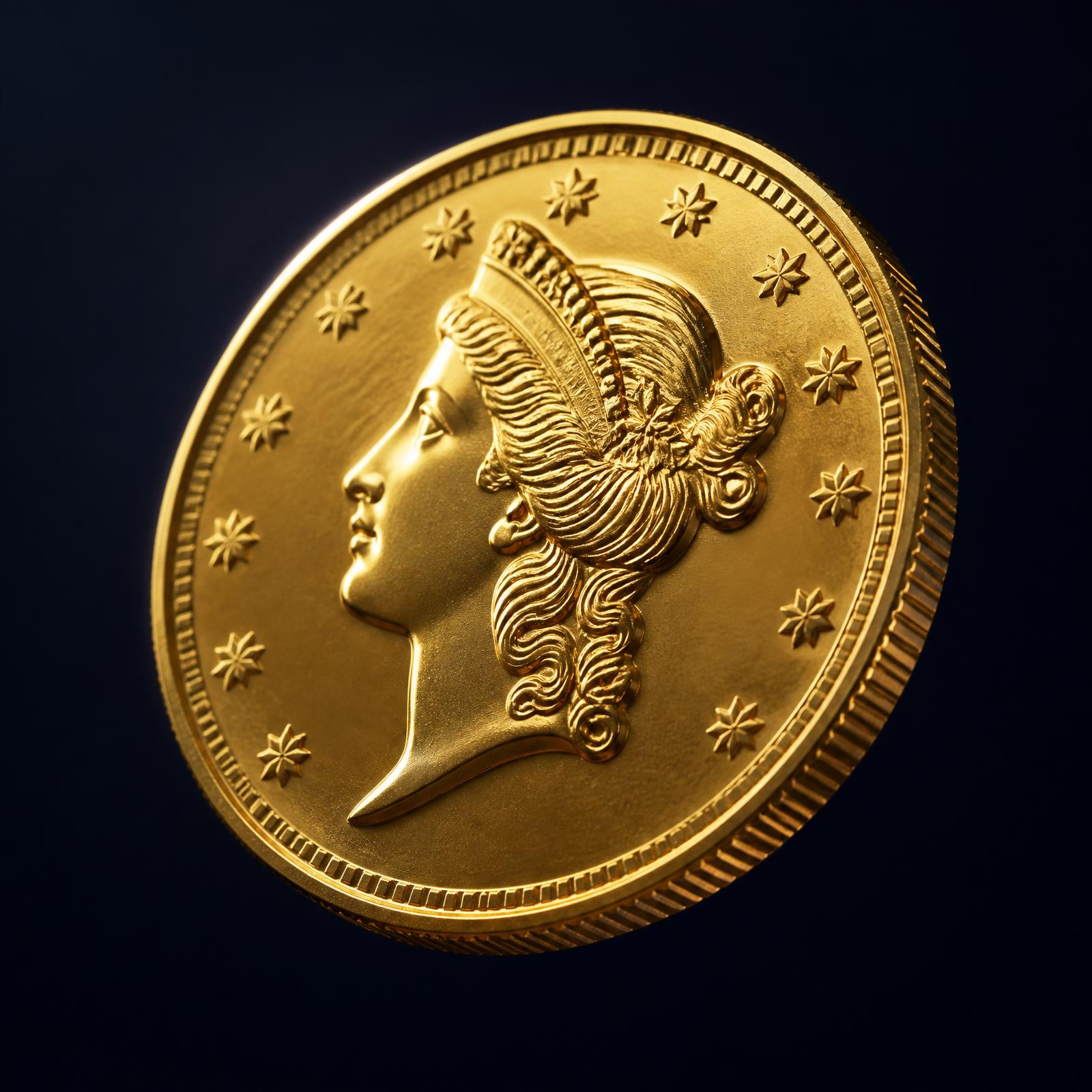 Museum-quality graded gold coin